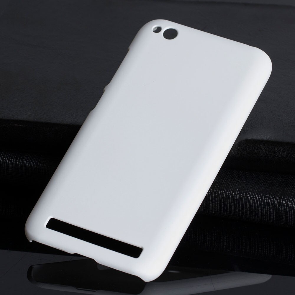 Matte Plastic Coque Cover 5.0For Xiaomi Redmi 5A Case Voor Xiaomi Redmi 5A Redmi5A Telefoon Terug Coque Cover Case: White