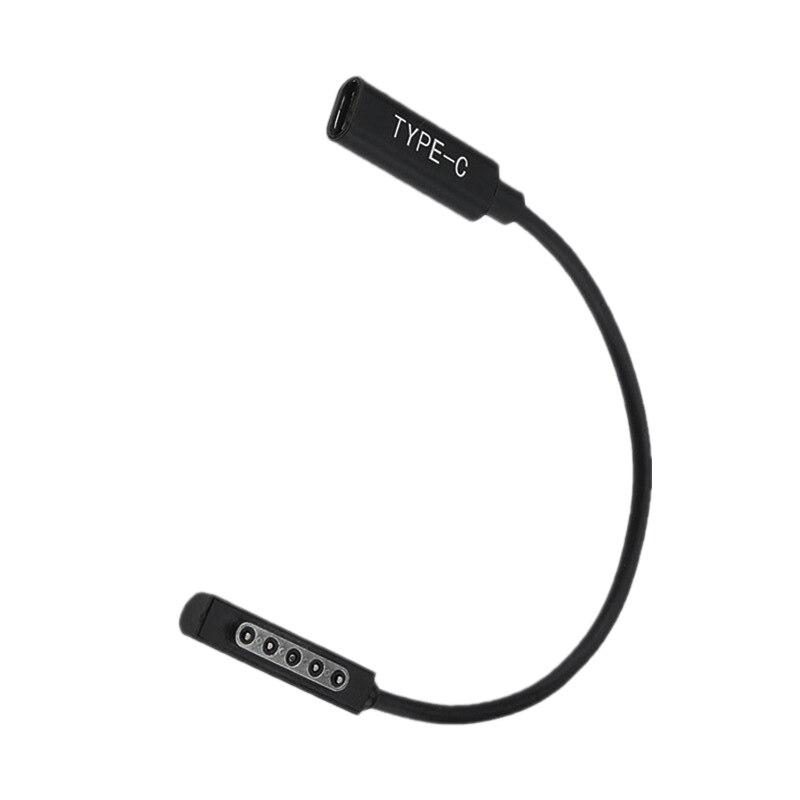 Cavo di ricarica PD di tipo C convertitore adattatore per caricabatterie USB C femmina per Tablet Microsof Surface Pro 1/2: Default Title