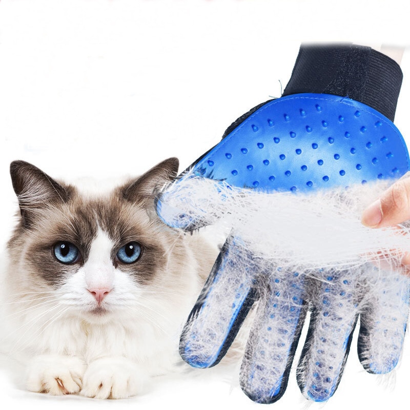 Weiche Silikon Hund Katze Haustier pinsel Handschuh Katze reinigung Sanfte Effiziente Katze Pflege Handschuh Hund Schlecht Liefert Haustier Handschuh kämme
