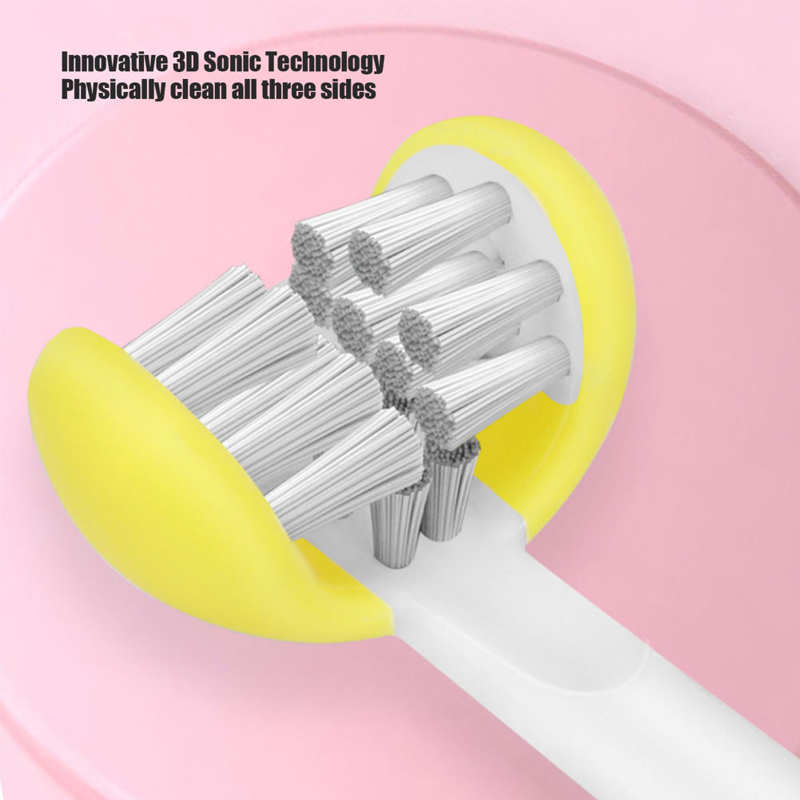 3 Sides Kid Electric Toothbrush 5 Gears Rechargeable Waterproof Oral Care Tool