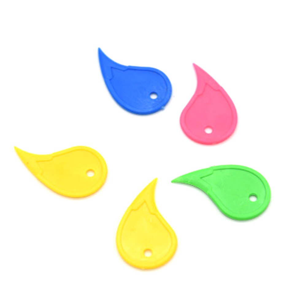 20PCS SmallSafe Box Opener Plastic Express Unpacking Reuseable Express Parcels Box Plastic Opener Cutter Random Color: Default Title