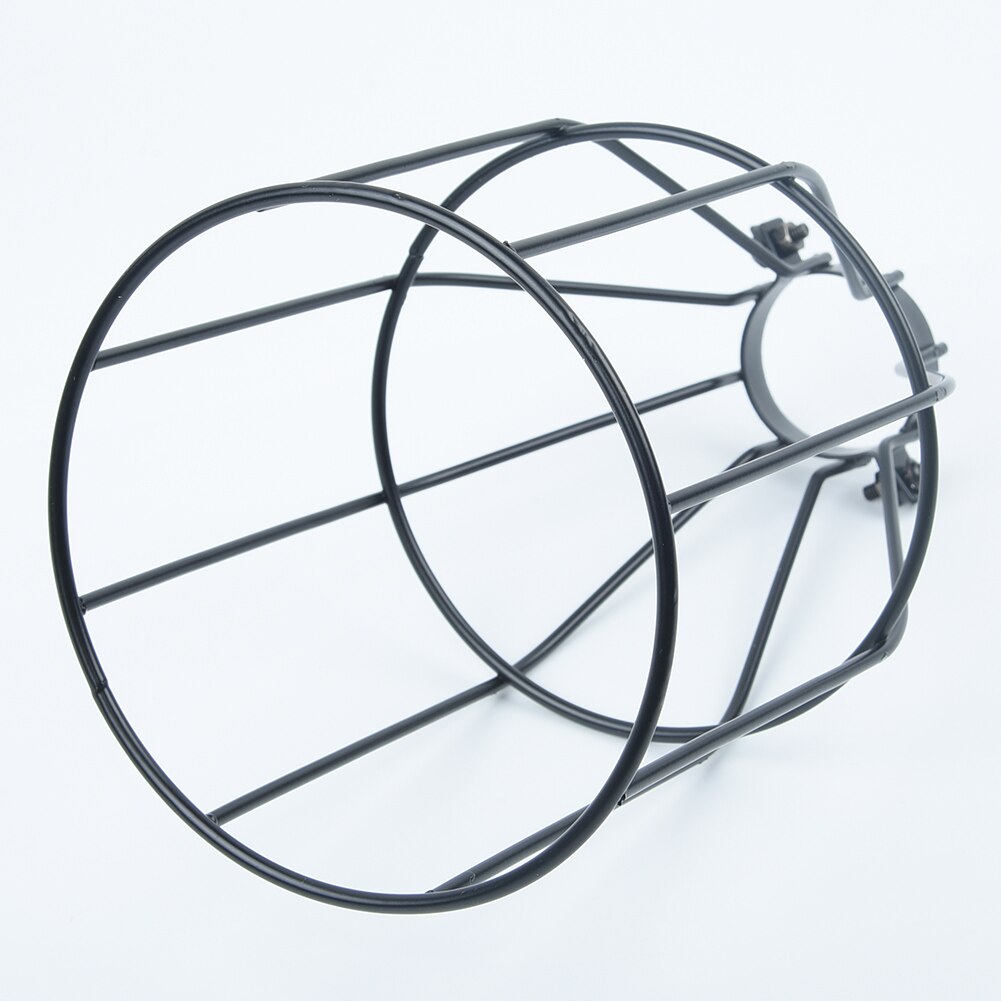 Metal pære vagt lampe bur pendel lamper holdere loft ventilator pære dæksler