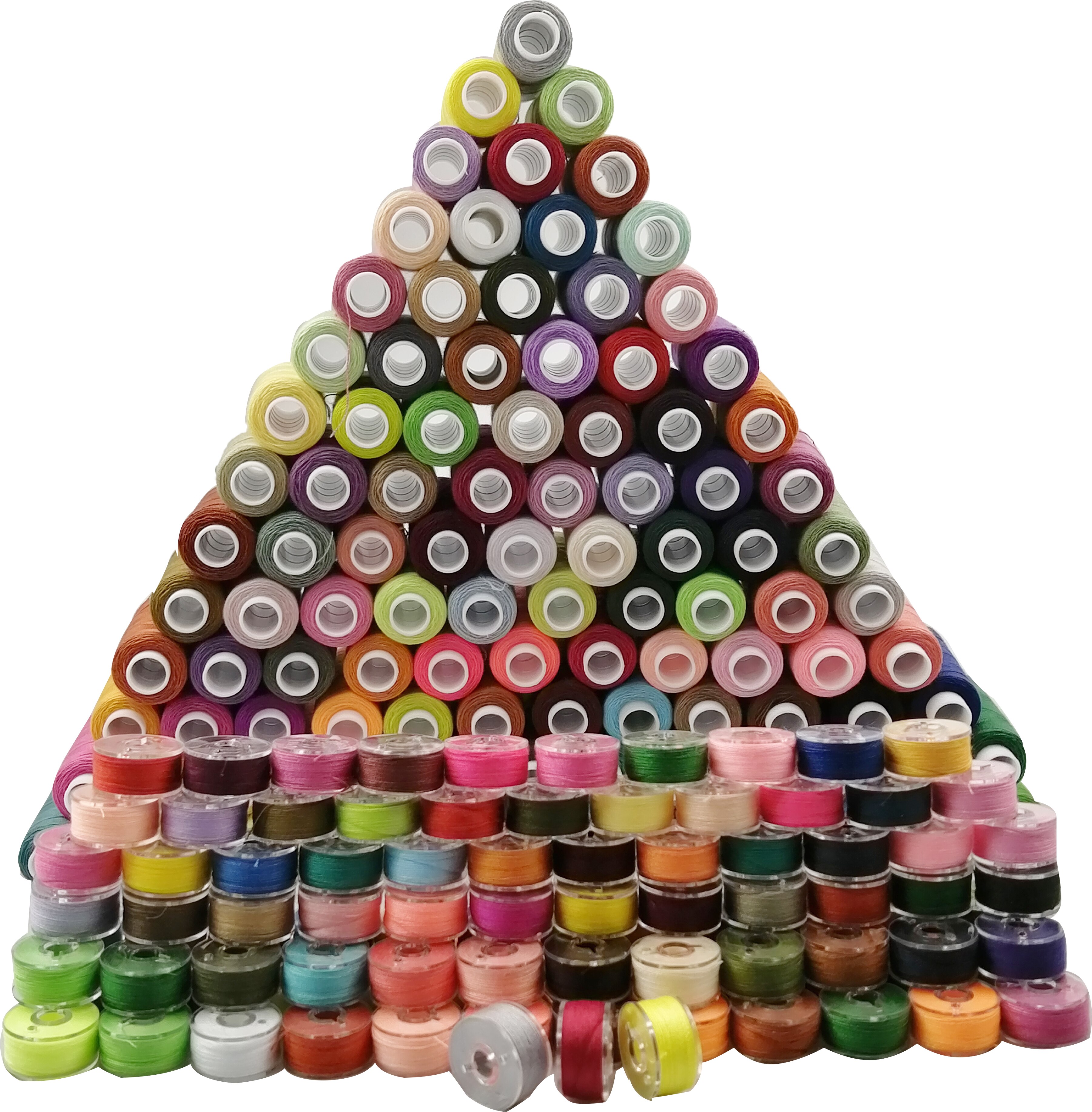 Sewing Thread 100 Colors Thread Kit 40S/2 40WT Polyester Thread For Sewing Machines,Embroidery Machines,Quilting,Serger,Overlock: thread with bobbin