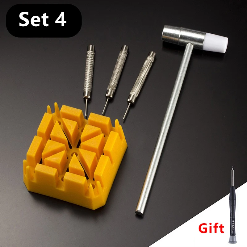 Watch Repair Tools Change Metal Bracelet Watch Bracelet Removal Tool Repair Kit For Watch Bracelet Adjustment And Replacement: grey