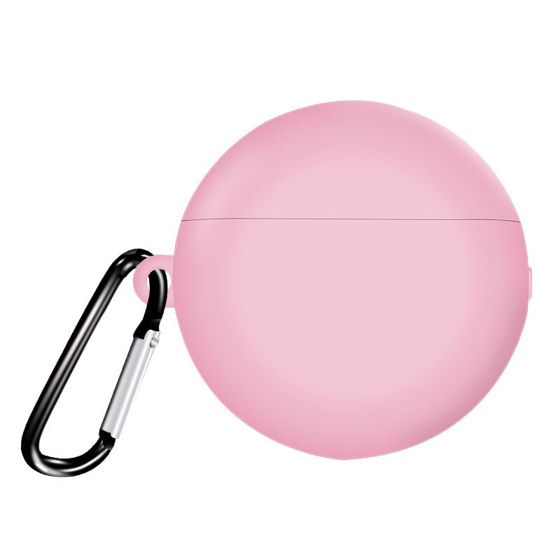 Geschikt voor Huawei 3rd generatie headset beschermhoes Huawei freebuds3 beschermhoes 2MM met opknoping gat: Pink