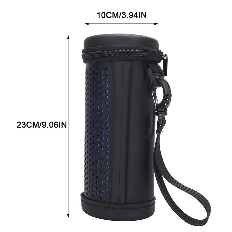 Travel Hollowed Mesh EVA Case Storage Bag With Strap For Logitech Ultimate Ears MEGABOOM 3 Portable Bluetooth Wireless Speaker