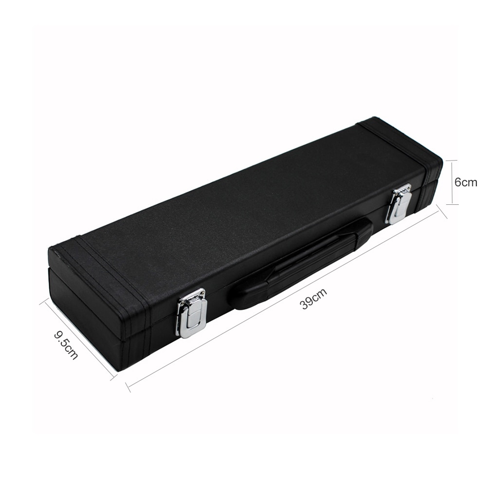 Portable Flute Box Container Musical Enjoyable Instrument 16 Holes Flute Storage Case Musical Instruments Supplies