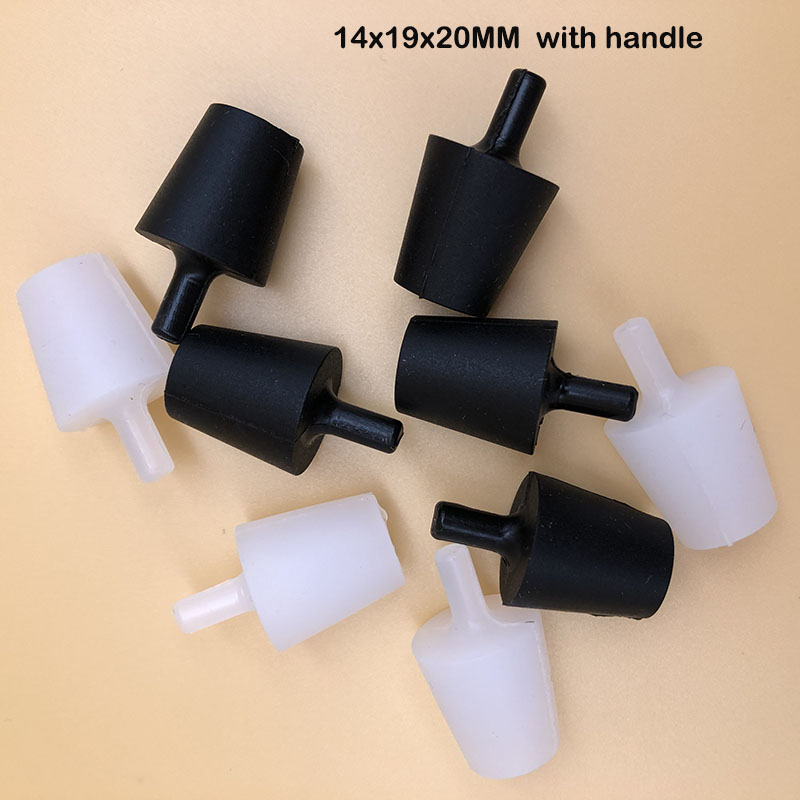Tapón de goma para laboratorio, Tapones Cónicos de silicona, tapón de sellado Push-In, tapón de goma, tuerca, orificio de rosca, Masking M9 M10 M11