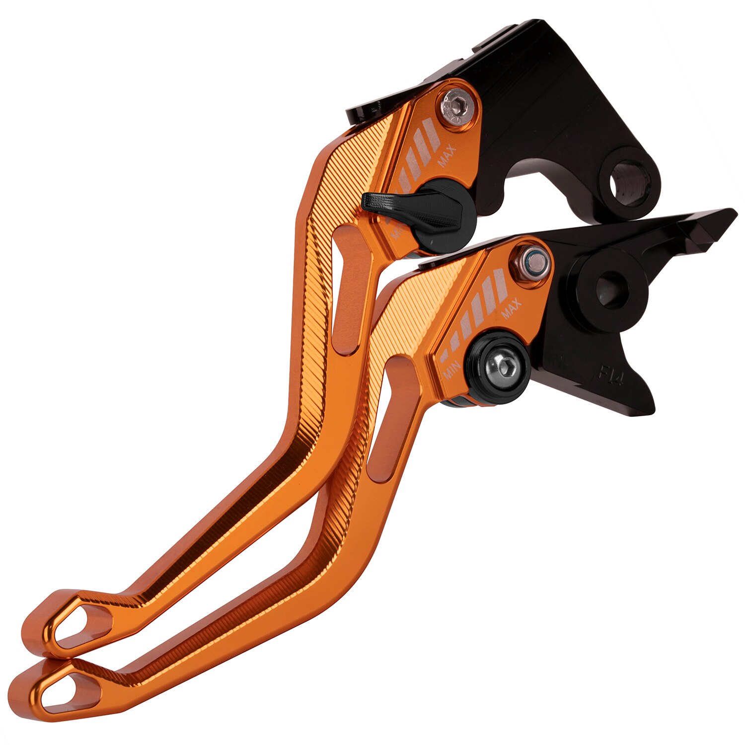 For Yamaha MT-09 Tracer/FJ09	MT-10	5D Short/Long Clutch Brake Levers Adjustable CNC Motorbike: 5D long orange