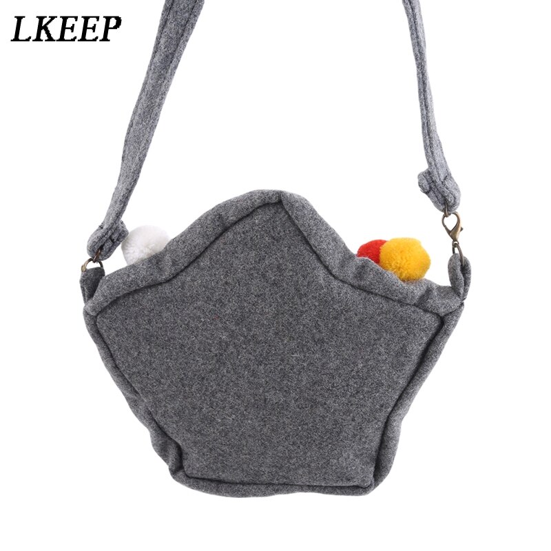 High-grade Kreative Mädchen Geldbörsen Grau Tuch Kleine Tasche Modische Empfindliche Schulter Taschen Für Mädchen