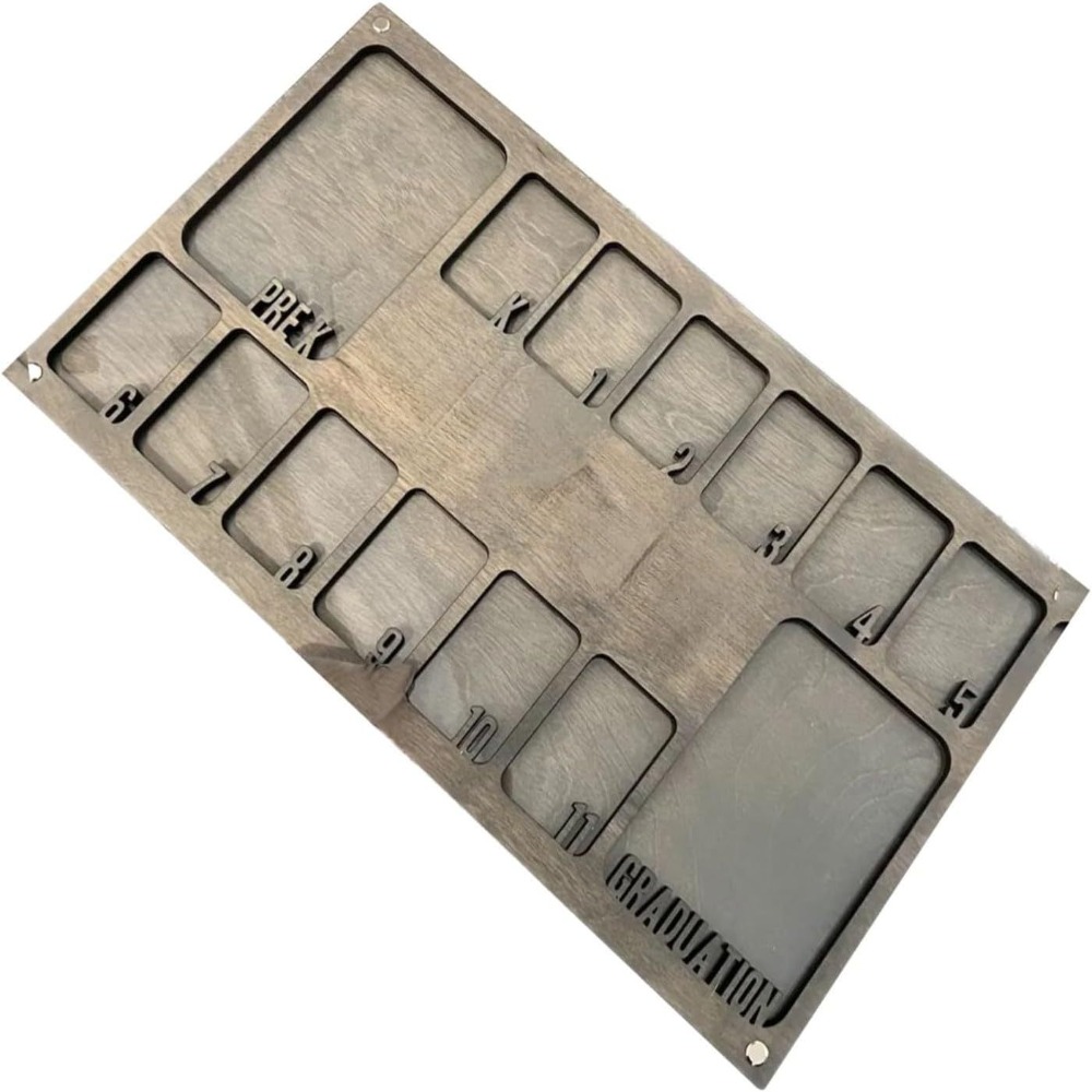 Houten schoolfotolijst Aan de muur gemonteerde handgemaakte schoolfotolijst Pre-k-12 Afstuderen Afstuderen Fotolijst: WIT