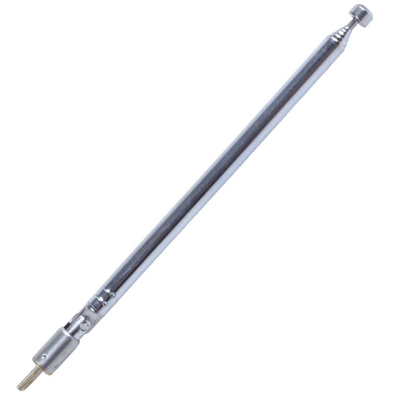 VooGenzek 2 Stuks 100cm 7 Secties Telescopische Antenne, FM Draagbare Radio Antenne Vervanging, Vervangende Telescopische Antenne, met SMA Male