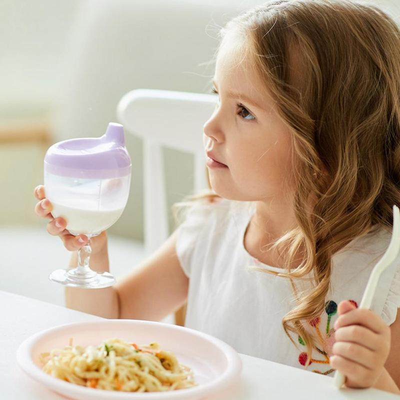 Baby Plastic Beker, Kinderen Wijn Glas, Sap Cup, Te Leren Melk Cup, Cup, drinken Kinderen O7E0