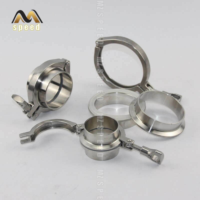 car Accessories Male and female flange butt fittings Exhaust connection clip quick disassembly Silicone seal ring clamp kit