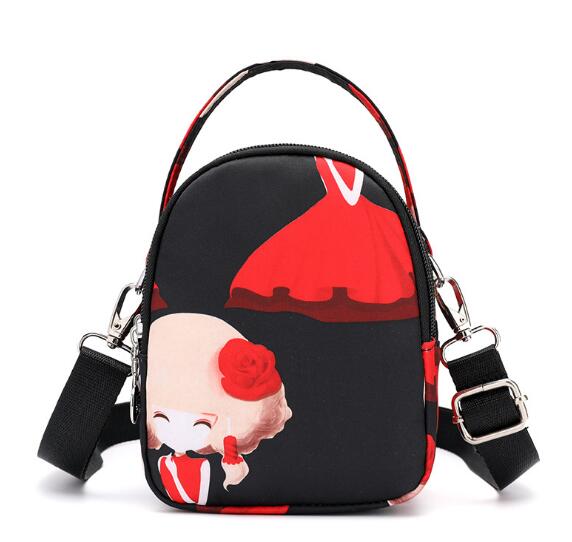 Moda mensageiro quadrado aleta para as mulheres saco de mão sacos do telefone móvel multi funcional esportes braço ombro crossbody pescoço bolsa: 4