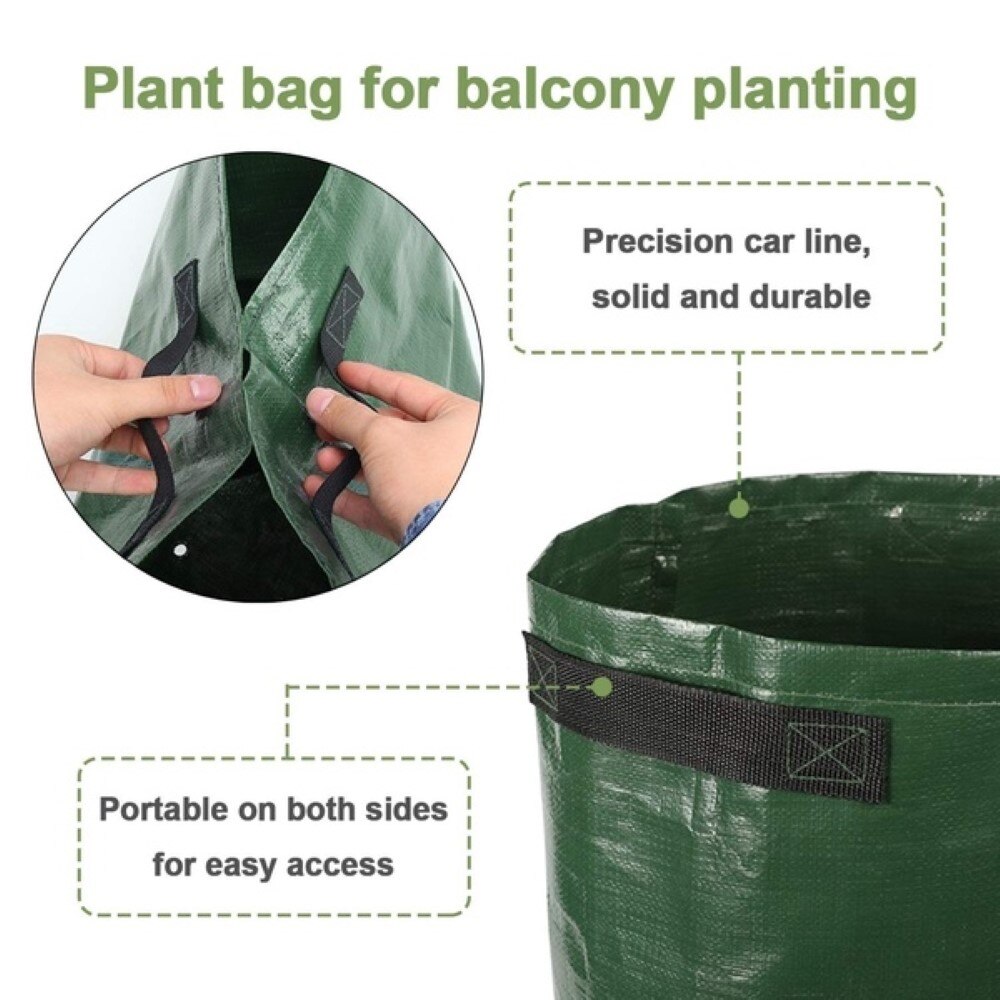 Garden Plant Growth Bag Potato Strawberry Greenhouse Vegetable Planting PE Bag Moisturizing Vertical Grow Bag Seedling Pot
