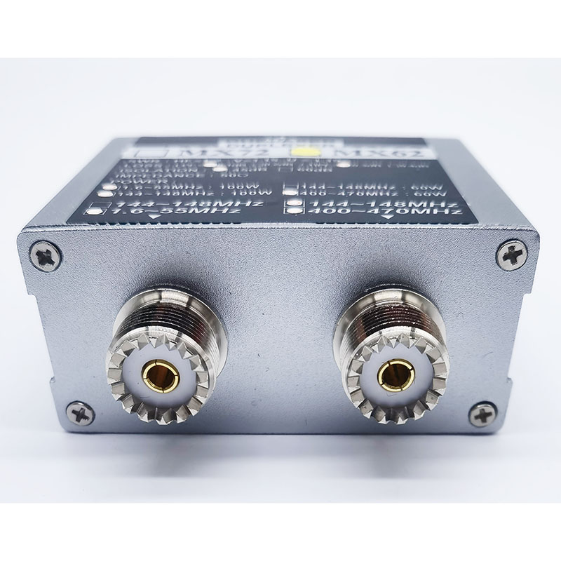 Portable UHF+VHF Duplexer,MX72 VHF+UHF Duplexer 144-148MHz/ 400-470MHz Different Frequency Transit Station Ham Antenna Combiner