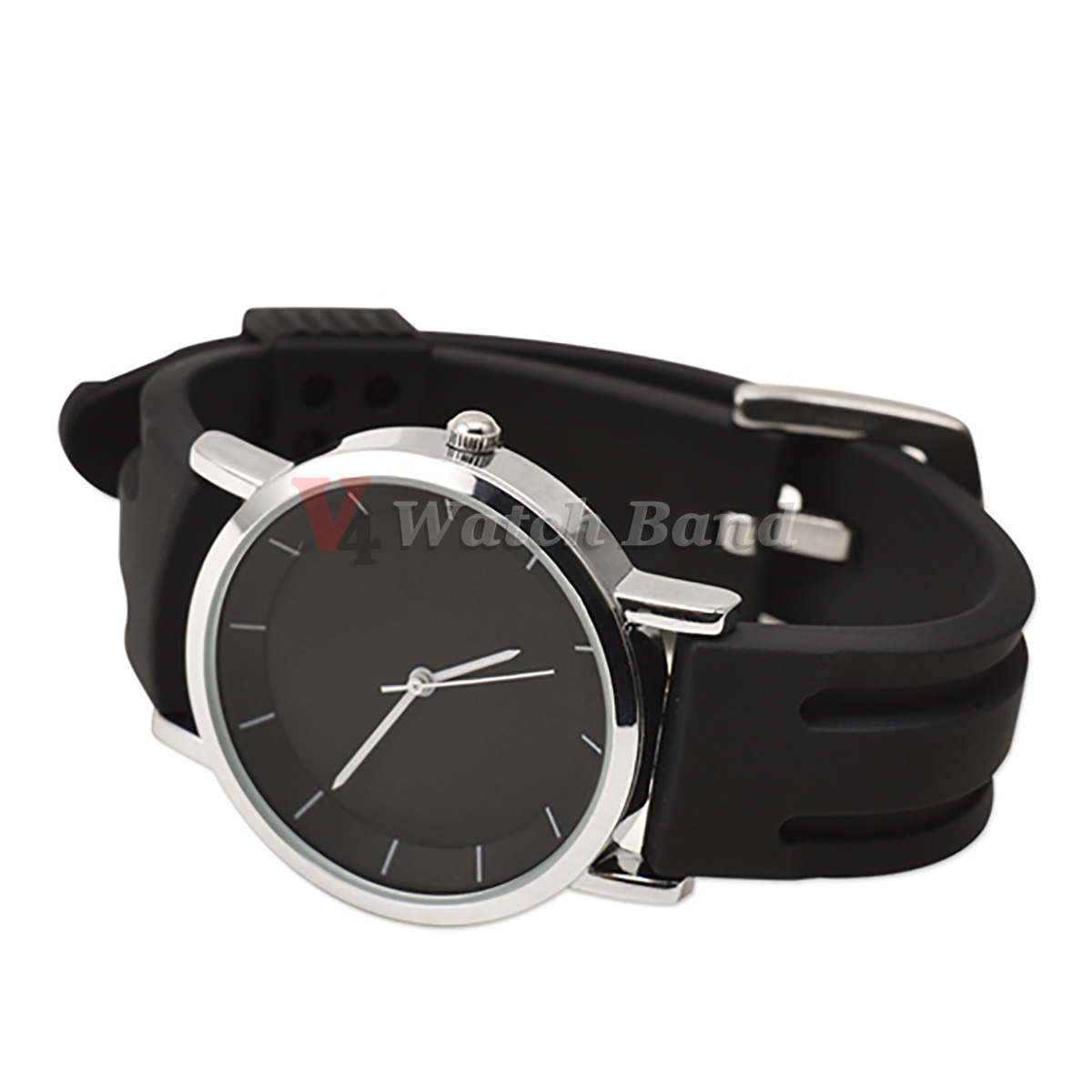 Correa de reloj de goma de 30mm, 28mm, 26mm y 24mm, correa de reloj deportiva de 18mm, 20mm y 22mm para hombre, pulsera de silicona resistente al agua para buceo suave
