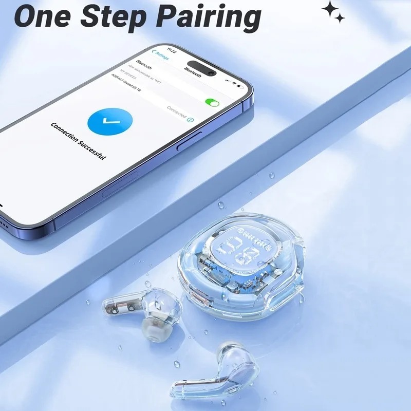 TWS T8 Kabelloses Bluetooth-Headset mit Mikrofon, LED-Anzeige, kabellose Kopfhörer, Bluetooth-Kopfhörer