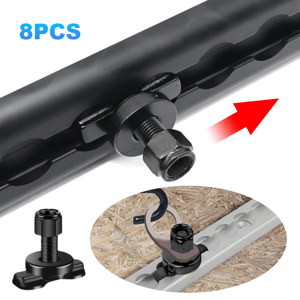 M 10*30Mm Haak Vastbinden Touw Met Wasmachine En Montageschroeven Ankerpunt L Track Schroefdraad Voor Auto Boot Touwen Koordband
