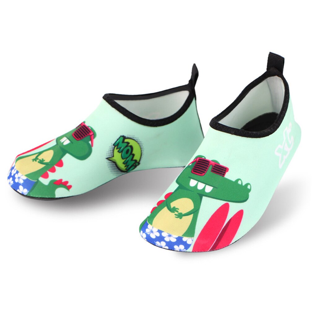Buty do wody dla dzieci chłopcy dziewczęta Quick Dry Beach Swim buty do surfowania na basenie Sport Walking: Green 19.1cm