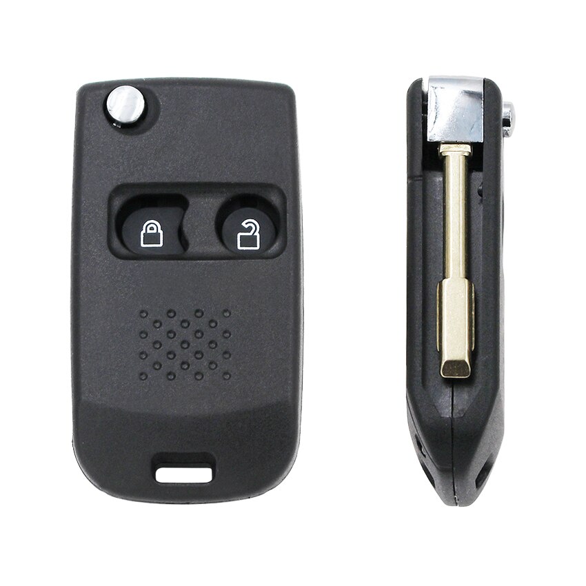 2 Button Folding Remote Key Shell Case Smart Key Housing FO21 Blade For Ford Kuga F150 F750 Raptor Focus Mondeo Transit Connect