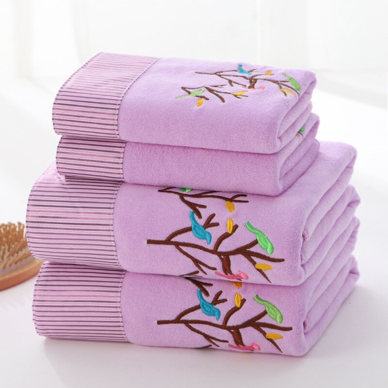 Juego de toallas de baño de lujo para hombre y mujer, 2 piezas, 70x140cm, grandes, 2 piezas, 35x75cm, absorbentes de microfibra: 07
