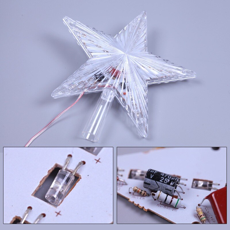 Led Light Up Kerstboom Topper Star Xmas Ster Ornament Kerstboom Decoratie Leuke Star Lights Lamp