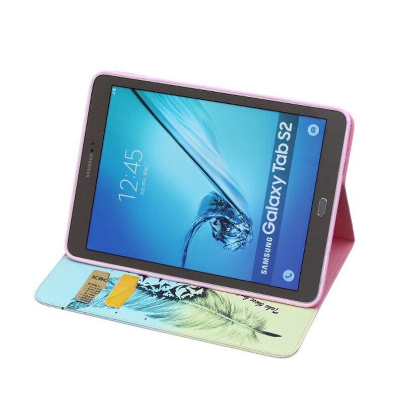 Tablet Case for Samsung Galaxy Tab S2 9.7" - PU Leather Flip Stand Cover with Auto Sleep/Wake