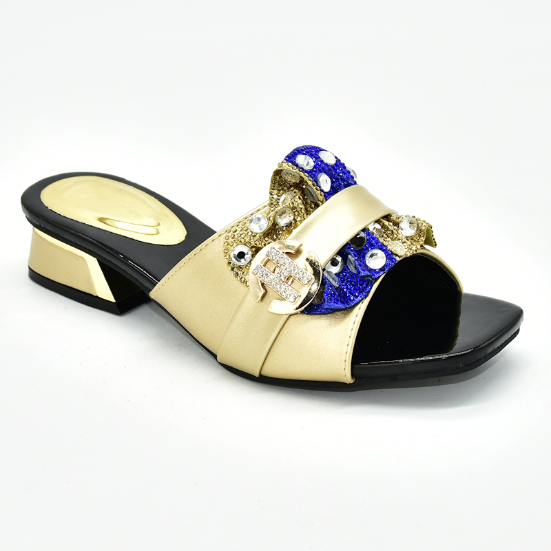 Nigerian Women Sandal Italian Style Slingbacks African Women Slippers Luxury Shoes Women