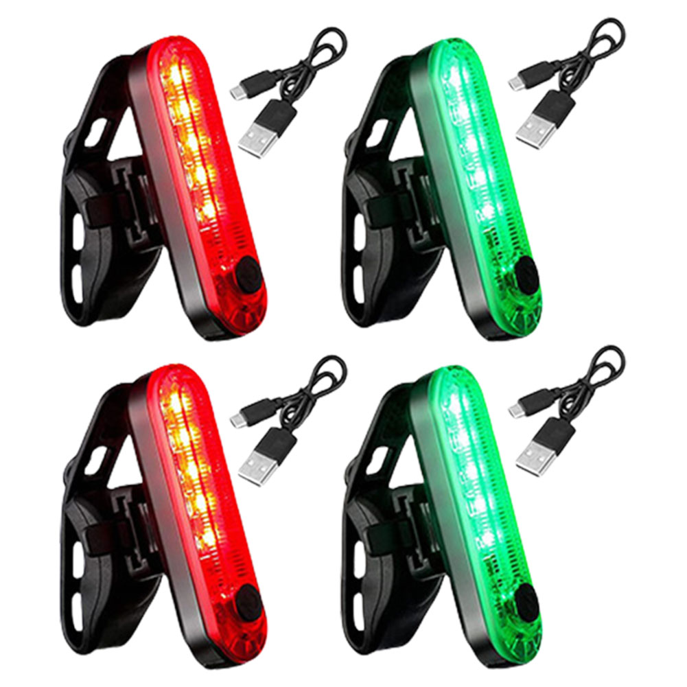 LED-Segelsignallampe Typ C, aufladbares Marine-Yacht-Warnlicht, 4 Modi, Boots-Hecklichter für nächtliches Kajakfahren, Bootfahren: Rot