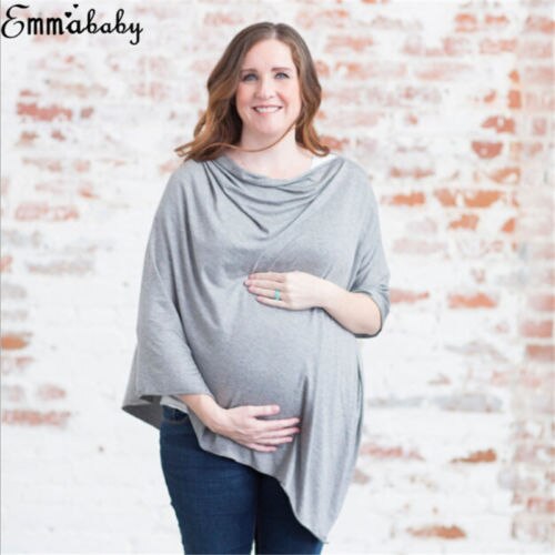 PUDCOCO Baby Mum Borstvoeding Verpleging Poncho Cover Up Uier Covers Blouse Sjaal Verpleging Covers: C