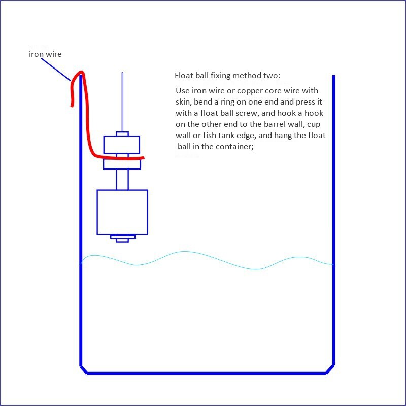 Water Level Alarm Water Leakage Detector Overflow Alarm Full Water Alarm 120 DB Security Alarm System