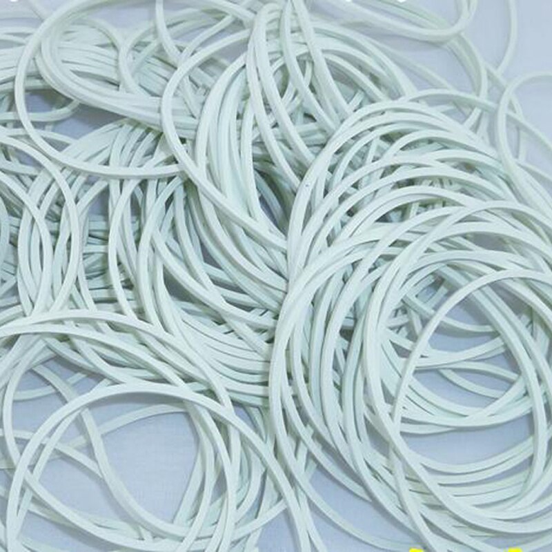 Novelty 500 Pcs/Pack white Rubber Band Natural Rubber Band Home Food Kid Hair Package Office supplines