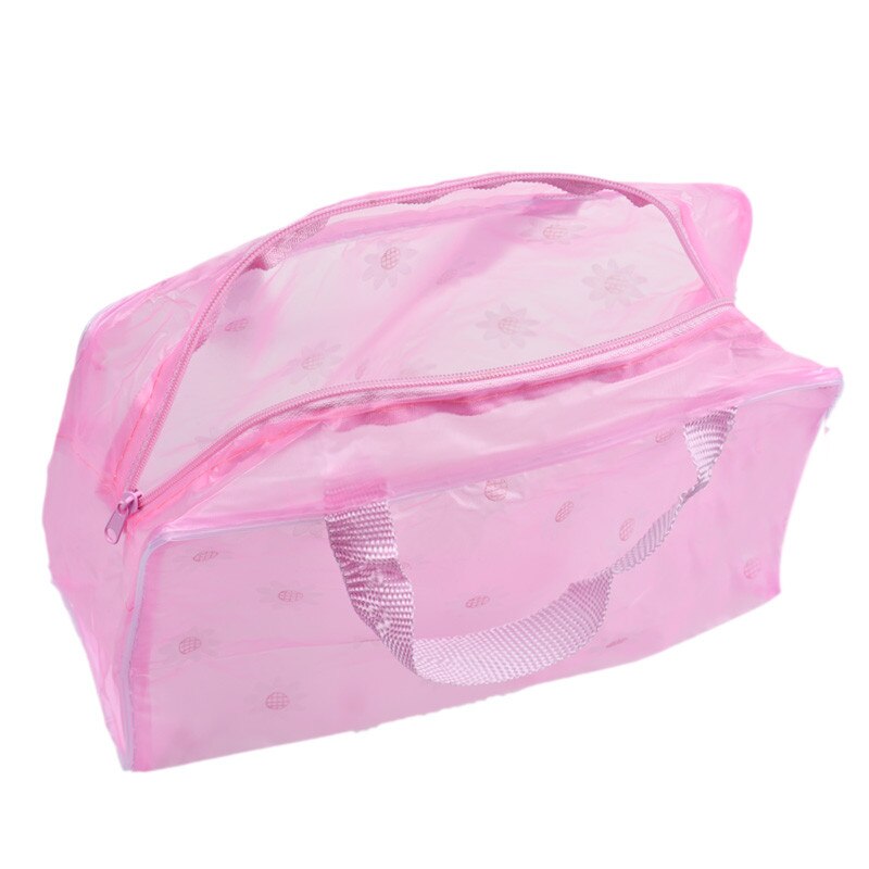 Travel Cosmetic Bags Portable Makeup Travel Organizer Bag PVC Waterproof Transparent Portable Travel Cosmetic Bags #3$