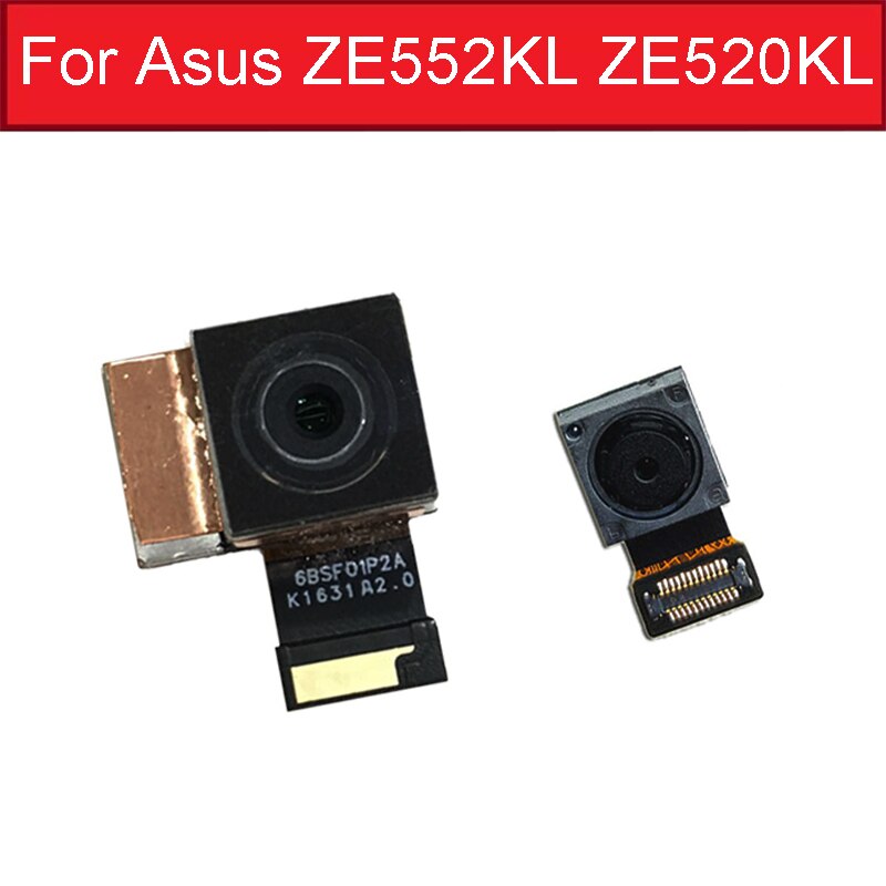 Caméra principale avant et arrière pour Asus Zenfone 3 ZE552KL ZE520KL Z012DA Z017DA petit et grand Module de caméra arrière câble flexible