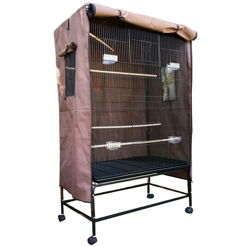 Cubierta de jaula para aviario de loros, atrapamoscas de semillas, bolsa protectora impermeable y ligera, protección E2S
