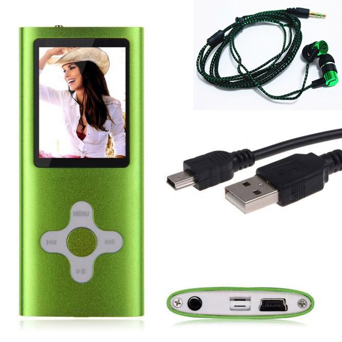 Portable MP4 Player MP3 Digital 32GB Led Video SD LCD iPod Music Home Photo Sport Tool HD With Good Price: Silver