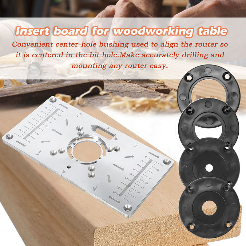 Router Inlegplaat Aluminium Router Tafel Insert Plaat Houtbewerking ... – Grandado