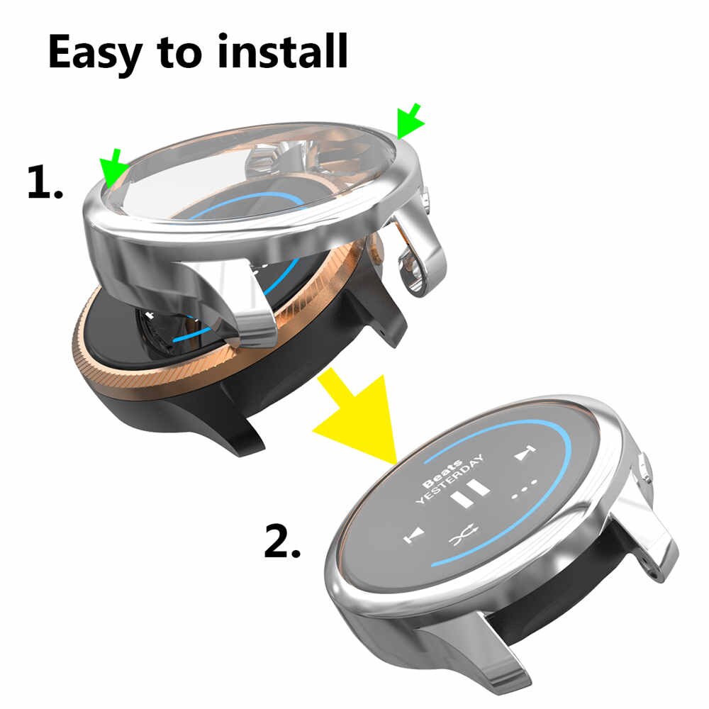 Volledige Beschermhoes Cover Shell Voor Garmin Venu Smartwatch Vervanging Accessoires Frame Gevallen 360 Tpu Scherm Beschermende