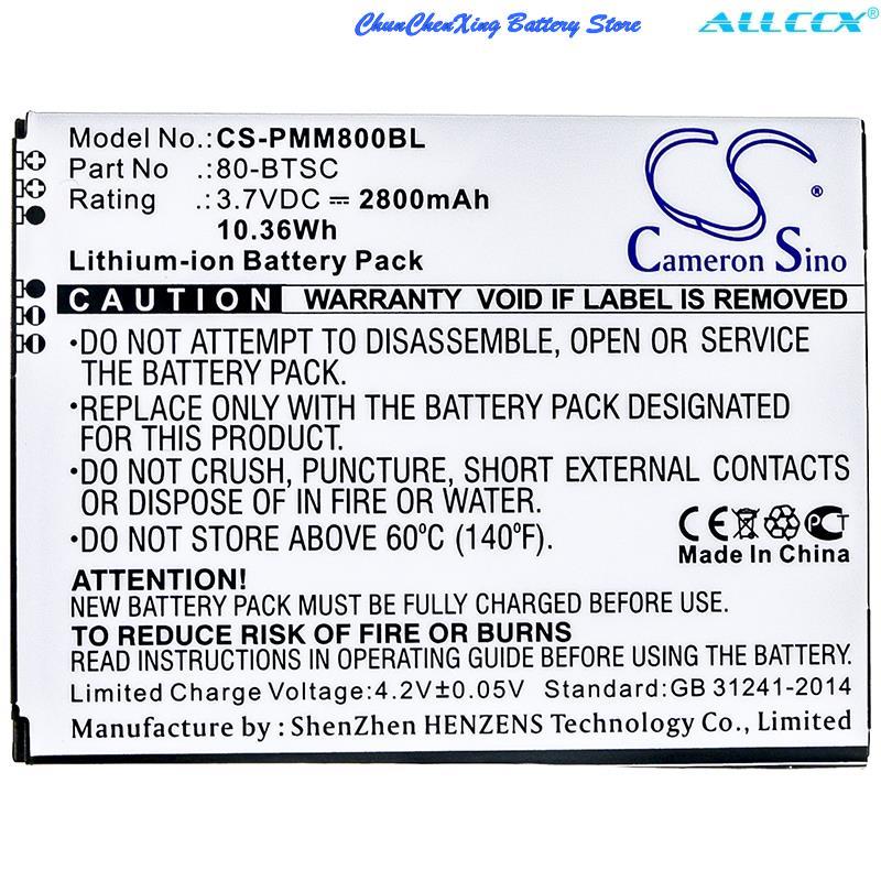 Cameron Sino 2800mAh Barcode Scanner Battery for Point Mobile PM80