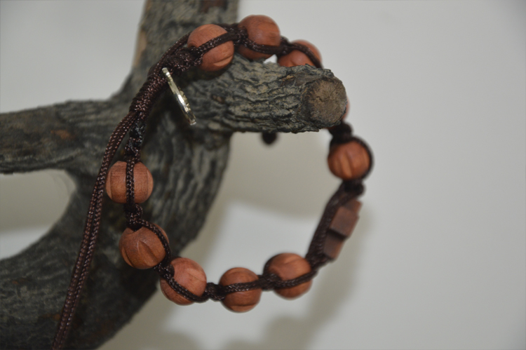 Katholieke Heilige Hout Rose Armband Rozenkrans, Kerk Benodigdheden, Van Kerk Leden: 3