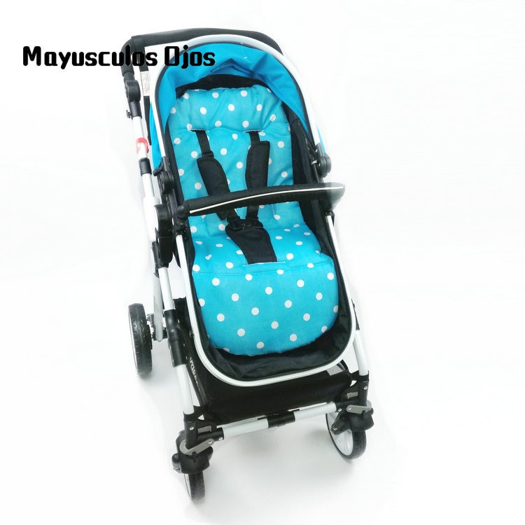1pc tjockare barnvagn bomullstuss barnvagn paraply universal polka dot kudde barn