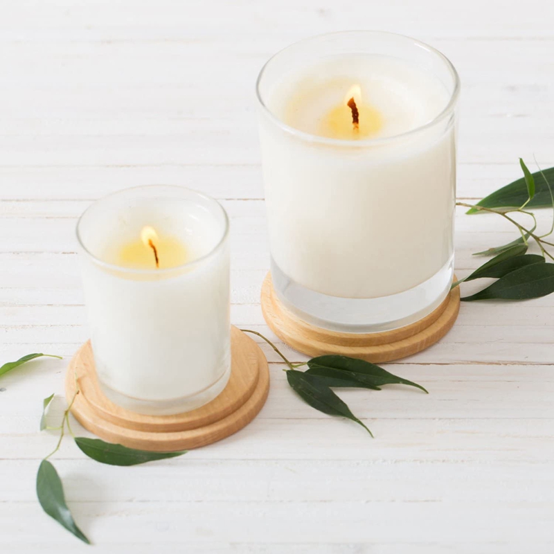 Candle Making Kit 100Pcs Pre-Waxed Candle Wicks with Double-Sided Dots Wick Stickers and Wick Holder Sustainer