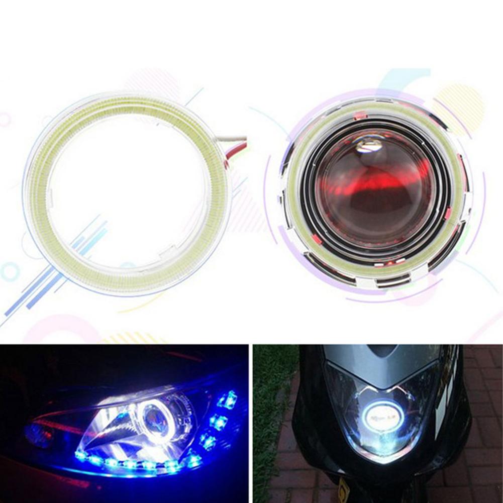 60mm-120mm Car Vehicle Universal COB LED Ring Light Headlight Lamp