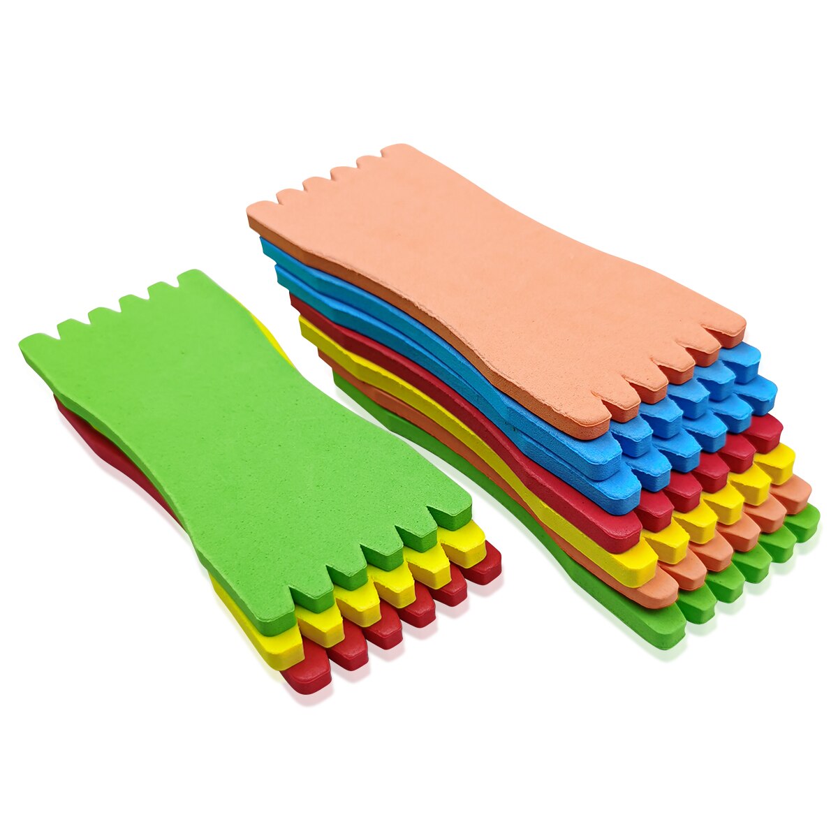 10PCS EVA Foam Fish Line Winding Line Storage Boards Line Fishing Lure Trace Wire Leader Swivel Fishing Tackle