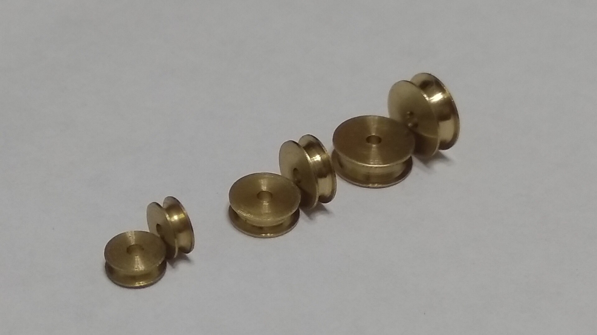 Ancient Ship model accessories CNC brass Deadeye model Ship model pulley 10pcs/lot