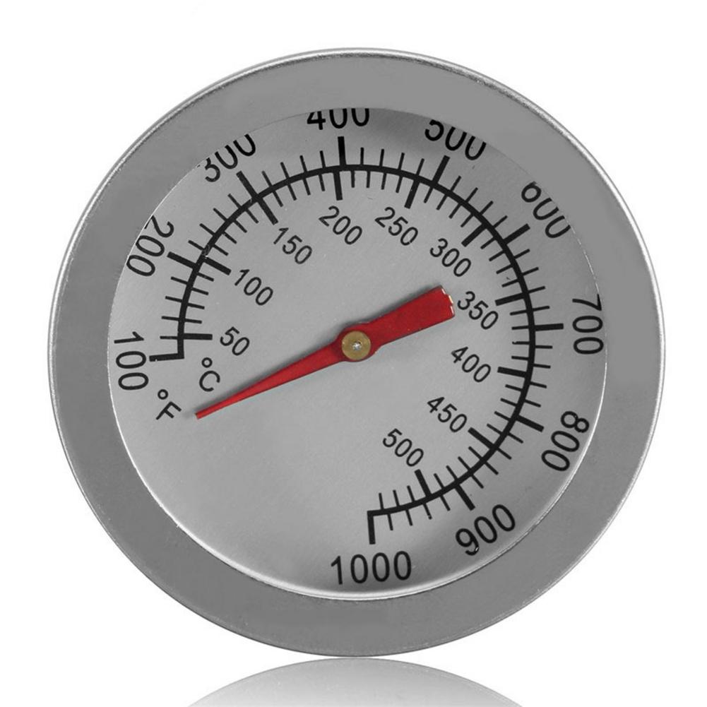 0-500 graders ugnstermometer med dubbla displayer i rostfritt stål köksgrillredskap grill bakugnstemperaturmätning