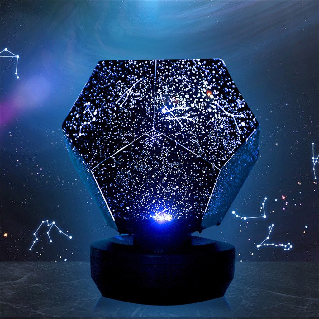 Galaxy Lamp Star Projector Light Starry Sky Night Light Table Lamp Starlight Nightlight Skylight For Children Kids #T3G