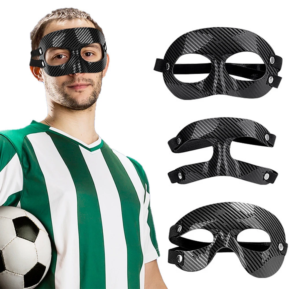 Máscara de futebol de basquete cinta elástica capa protetora facial máscara facial futebol nariz guarda escudo máscara para acessórios esportivos